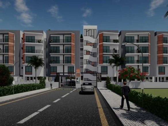 Full Front Elevation Concept Drawing of Coconest