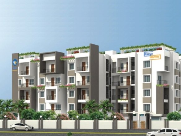Front Elevation Concept Imagery of Raaya homes G+3 in Varthur by Markon Homes