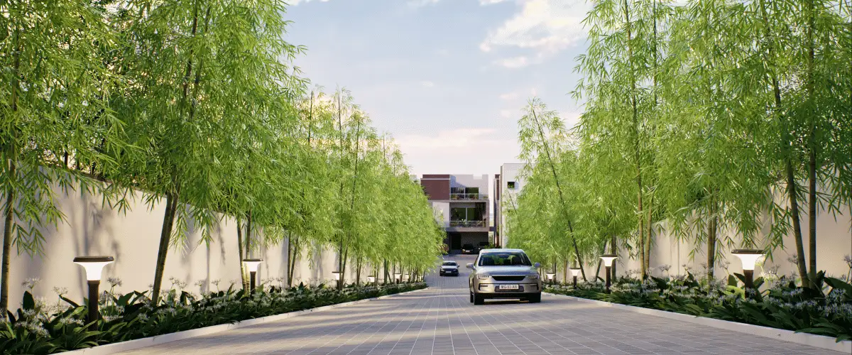 Entrance of Madhura Gardens 4BHK Villas in Varthur Whitefield Bangalore – Ecofriendly premium independent villas for sale by MarkON Homes