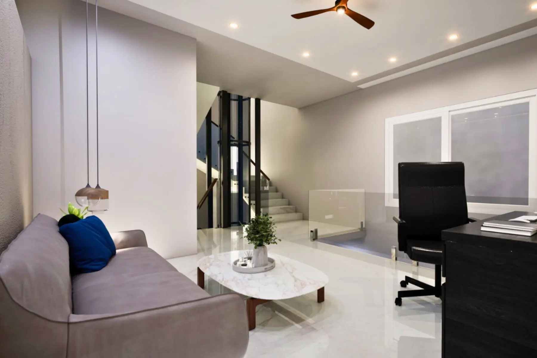 Grand first floor lounge of Madhura Gardens 4BHK villa in Whitefield