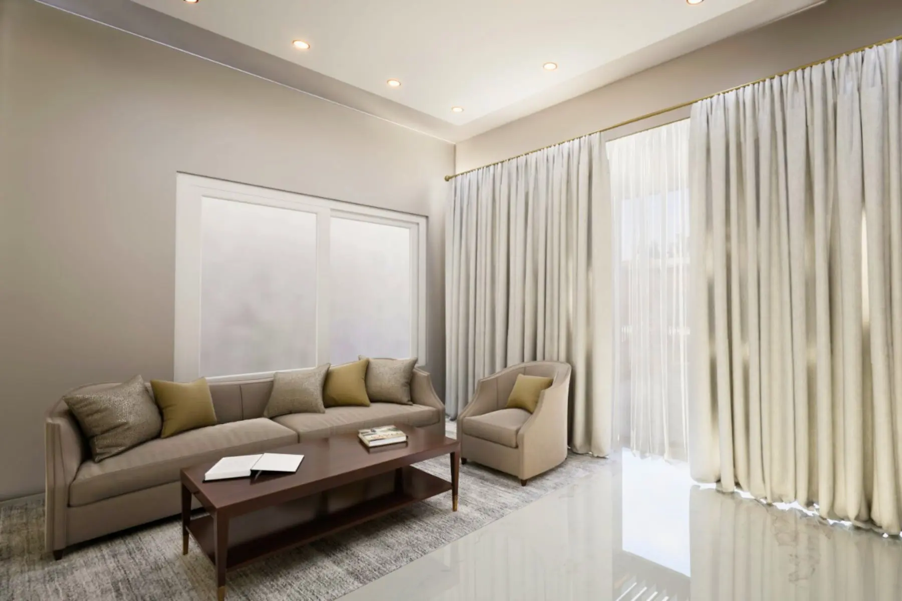 First Floor Lounge View of Madhura Gardens Villas in Whitefield