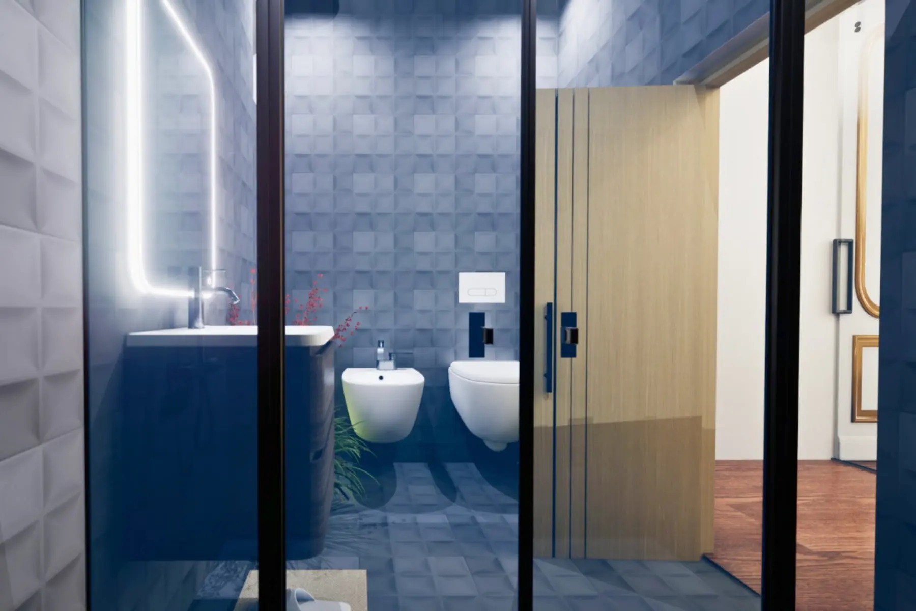 Master Bathroom View of Madhura Gardens Villas in Whitefield Bengaluru