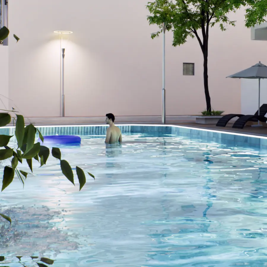 Swimming pool at Sportz Valley Sarjapur