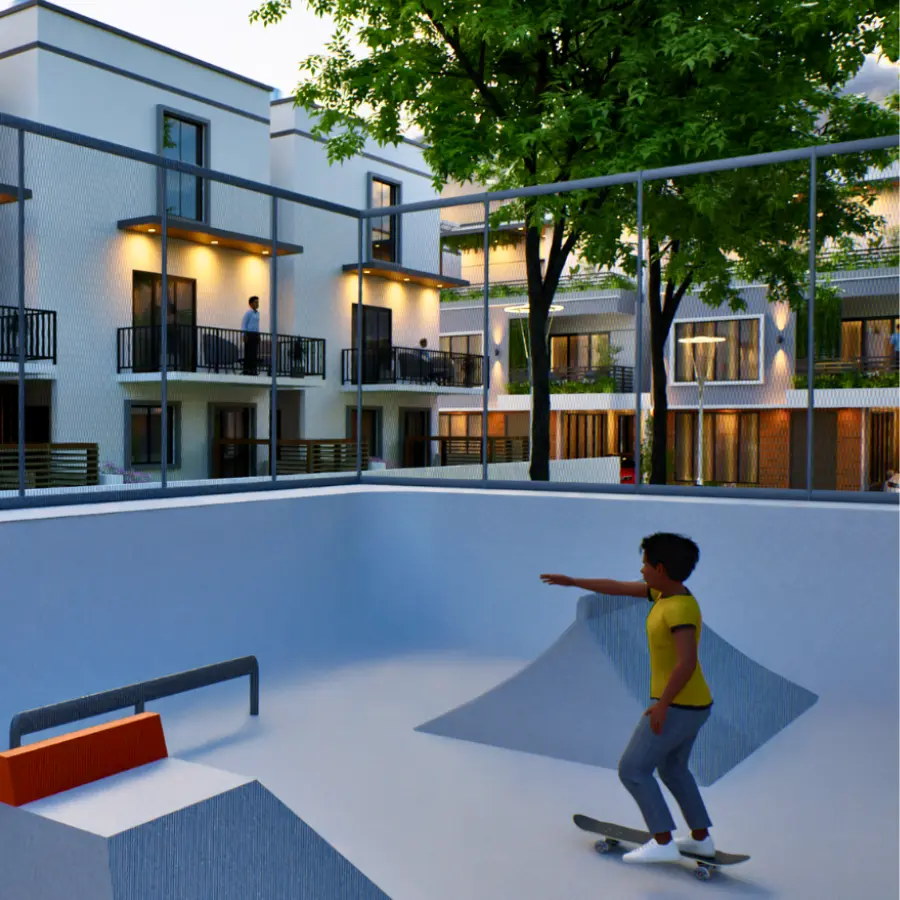 Skating arena at Sportz Valley Sarjapura